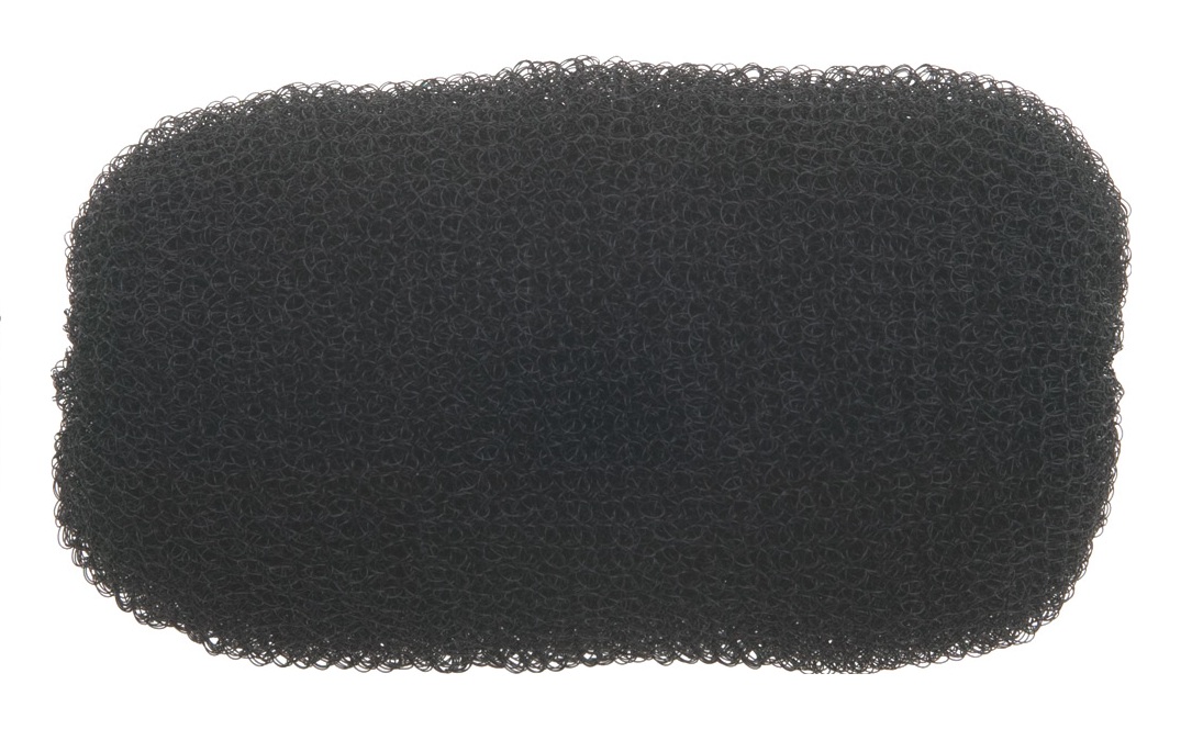 HO-5114 Black Валик для прически черный 12 см DEWAL 
