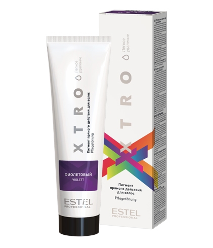 EX/NV Пигмент прямого действия для волос ESTEL XTRO WHITE фиолетовый, 100мл