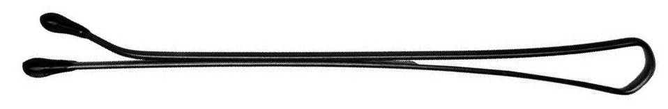 SLN50P-1/60 Невидимки 50 мм прямые, черные (60 шт.) DEWAL 