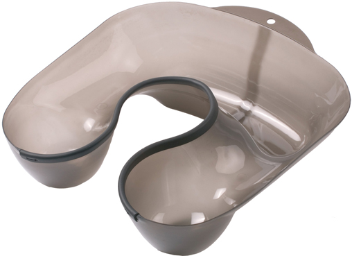 JPP0015 Воротник-лоток для окрашивания DEWAL,пластик с резиновой прокладкой,прозрачный