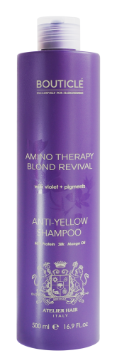 106001 Шампунь с анти-желтым эффектом для осветленных и седых волос - “Anti-Yellow Shampoo” 500 мл 