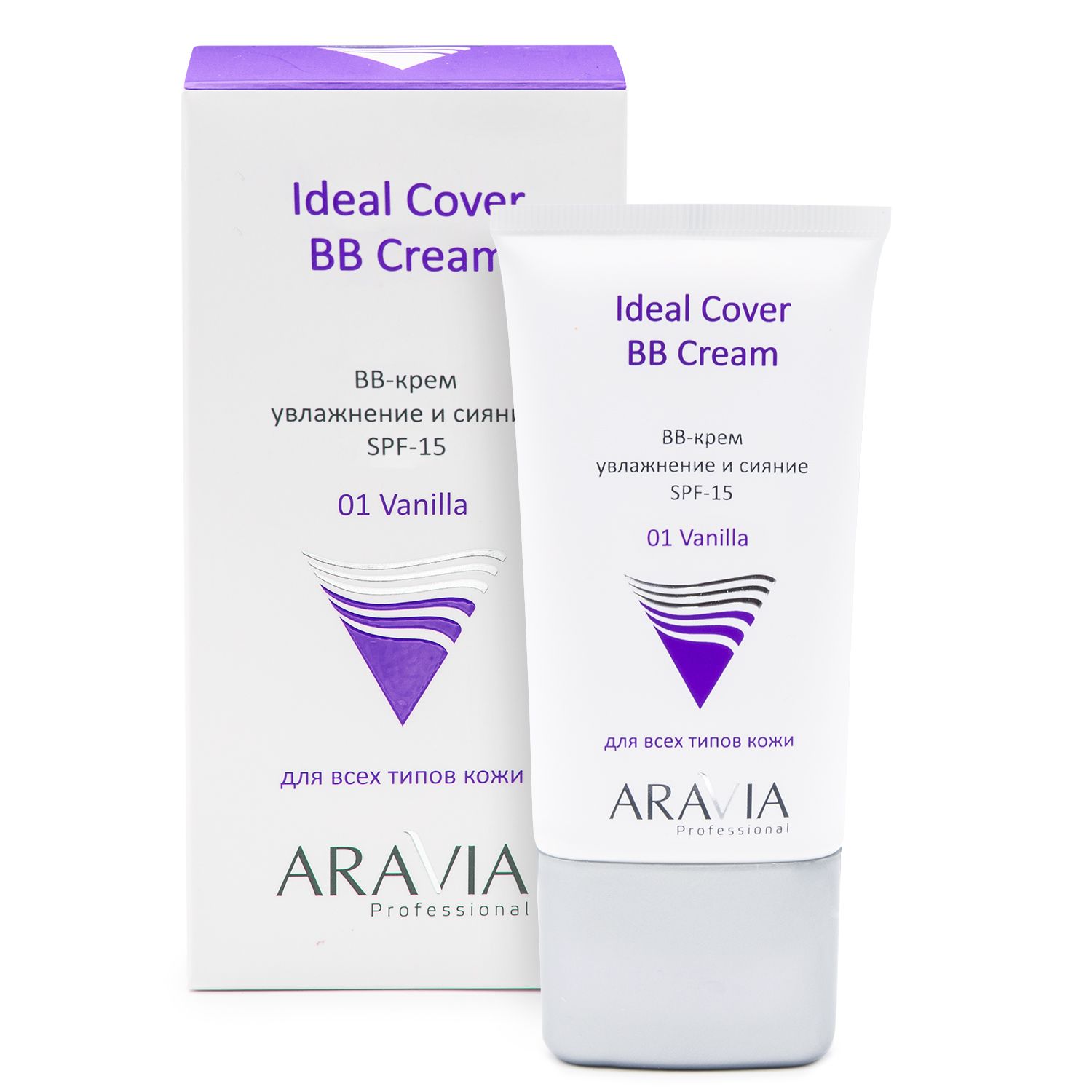BB-крем увлажняющий SPF-15 Ideal Cover BB-Cream Vanilla 01,50 мл, ARAVIA Professional. 9208 