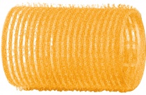 Бигуди-липучки DEWAL, желтые d 32 мм 12 шт/уп. R-VTR5