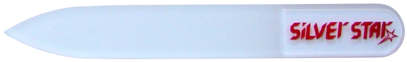 0290 АТ200 Стеклянная пилка , прозрачная 9 см