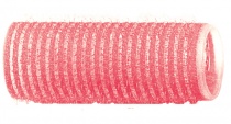 Бигуди-липучки DEWAL, розовые d 24 мм 12 шт/уп. R-VTR7