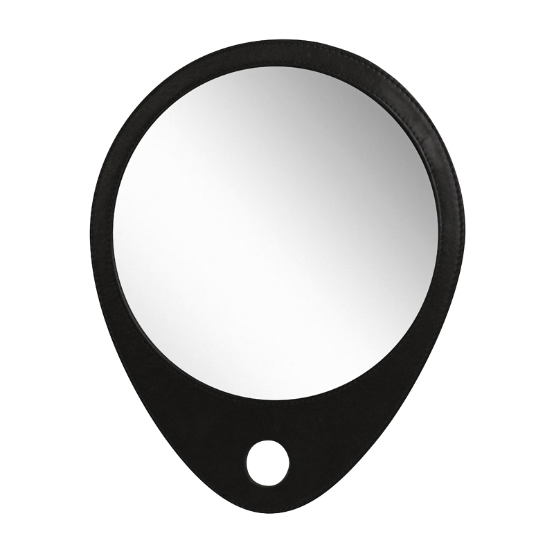 Зеркало заднего вида DEWAL BARBER STYLE, в черной оправе, 30,5х25см. MR-949 black 