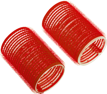 Бигуди-липучки DEWAL, красные d 13мм 12шт/уп. R-VTR10