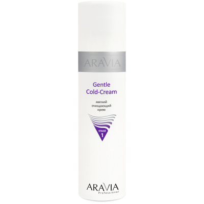 6207 Мягкий очищающий крем ARAVIA Professional Gentle Cold-Cream, 250 мл